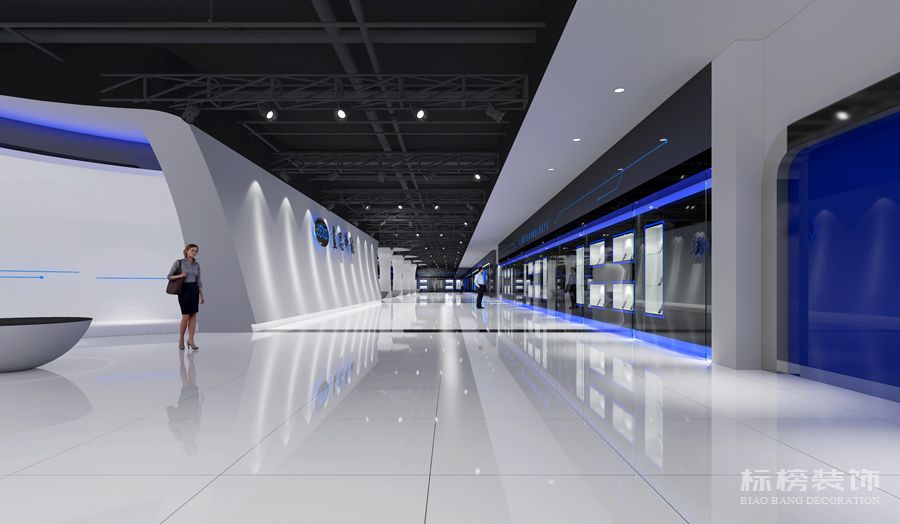 瀏陽(yáng)藍(lán)思智能一樓展廳